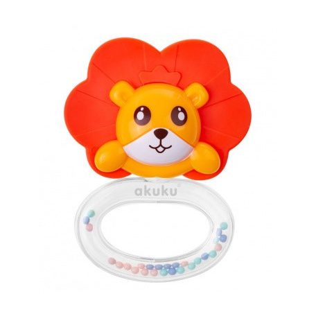 Akuku csörgő  rágóka oroszlán