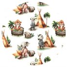 Baby Shop fejvédő kiságyba - Tigris és barátai 