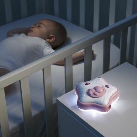 Chicco Rainbow Sky kiságy játékhíd és éjszakai fény elemes 0+ rózsaszín