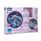 Chicco Rainbow Sky kiságy játékhíd és éjszakai fény elemes 0+ rózsaszín