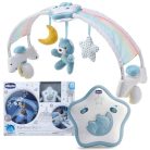 Chicco Rainbow Sky kiságy játékhíd és éjszakai fény elemes 0+ kék