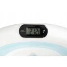 Premium Összecsukható kád hőmérővel és anatómiai támasztékkal + állvány - Blue