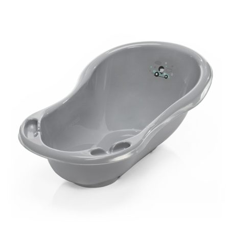 Zopa babakád leeresztő dugóval 84 cm - “Racer” szürke/menta