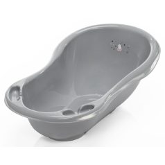  Zopa babakád leeresztő dugóval 84 cm - “Unikornis” szürke/rózsaszín