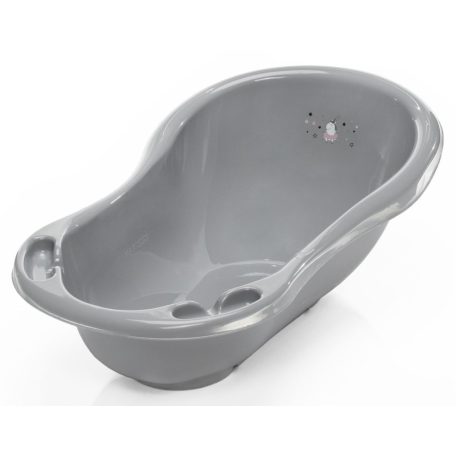Zopa babakád leeresztő dugóval 84 cm - “Unikornis” szürke/rózsaszín
