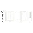 Babydan Olaf XXL térkorlát 90-350 cm - fehér
