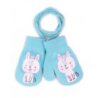 Yo! Bébi téli kesztyű 10 cm - Türkiz nyuszi 