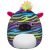 Squishmallows 20 cm plüssjáték - Safiyah a szivárványos zebra