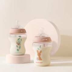   Tommee Tippee Natural Start 2*260ml cumisüveg 0+ - púder/nyuszi