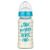 Baby-Nova üveg cumisüveg széles nyakú 230 ml 0-24hó szilikon cumival M-es - kék