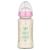 Baby-Nova üveg cumisüveg széles nyakú 230 ml 0-24hó szilikon cumival M-es - rózsaszín