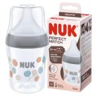 NUK Perfect Match Temperature Control cumisüveg 150 ml 0+hó - Szürke léggömb 