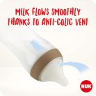 NUK Perfect Match Temperature Control cumisüveg 150 ml 0+hó - Szürke léggömb 