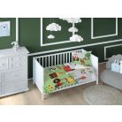 Pamut ágynemű huzat 90*120 cm - Farm piros traktorral 