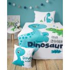 Pamut ágynemű huzat 90*120 cm - Little dinó