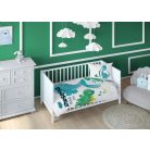 Pamut ágynemű huzat 90*120 cm - Little dinó