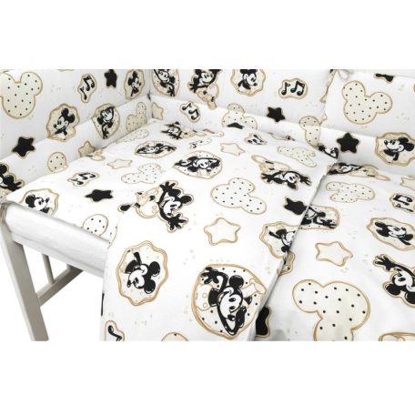 Baby Shop 3 részes ágynemű garnitúra - Mickey bézs 