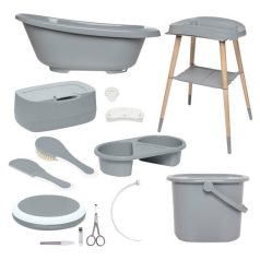   Digitális fürdető szett Bébé-jou Sense Plus 8 részes - Griffin grey