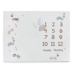   Ceba Baby Milestone mérföldkő alátét fotózáshoz 92x72 cm - Basic Retro Cars
