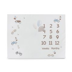   Ceba Baby Milestone mérföldkő alátét fotózáshoz 92x72 cm - Basic Retro Cars