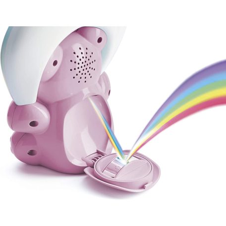 Chicco Rainbow Bear - Szivárvány maci zene-fény projektor 0h + rózsaszín