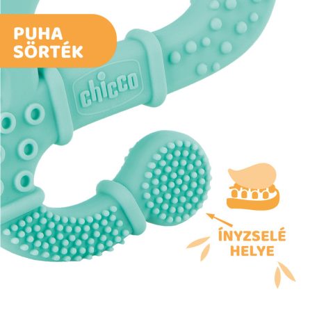 Chicco szuperpuha szilikon rágóka - Kaméleon 2hó+