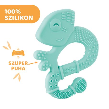 Chicco szuperpuha szilikon rágóka - Kaméleon 2hó+