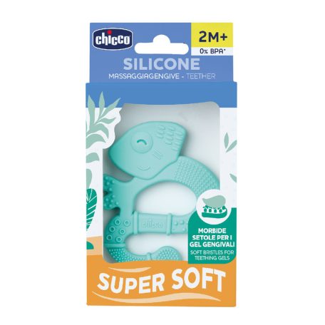 Chicco szuperpuha szilikon rágóka - Kaméleon 2hó+
