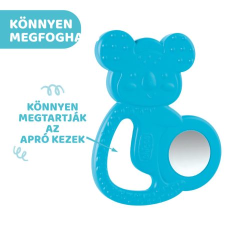 Chicco Koalás hűsítő rágóka acélbetétes kék 4hó+ 