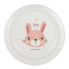 Canpol babies műanyag lapostányér - nyuszi 