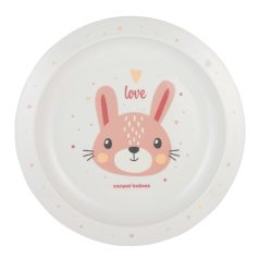 Canpol babies műanyag lapostányér - nyuszi 