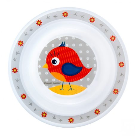 Canpol babies műanyag tányér - madár