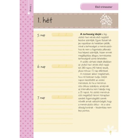 Napló a babavárás 9 hónapjáról