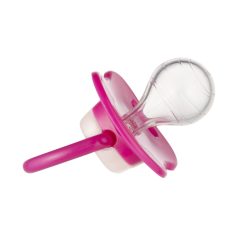 Canpol babies cseresznye alakú szilikon cumi 6-18m - pink