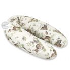 Baby Shop Baba-Mama többfunkciós párna - erdei barátok natúr/zöld