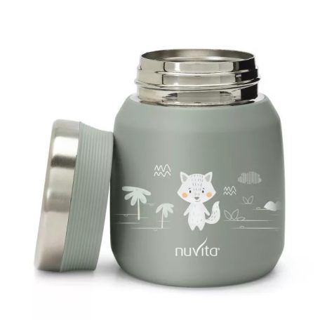 Nuvita ételtároló termosz 300ml - green 4471