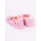 Yo! Bébi Kocsicipő 3-9 hó virágos rózsaszín