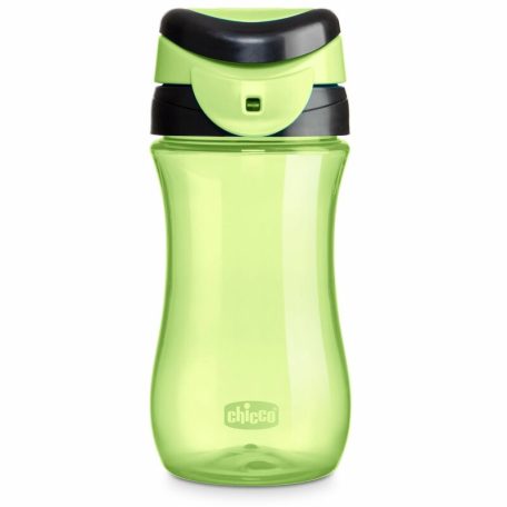 Chicco Kids Travel Cup 350ml pohárperemű itató 2év+ Zöld