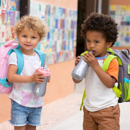 Chicco Kids Pop-Up 350ml szívószálas kulacs 2év+ Zöld