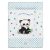 Babastar puha pelenkázó lap 50*70 cm - kék panda
