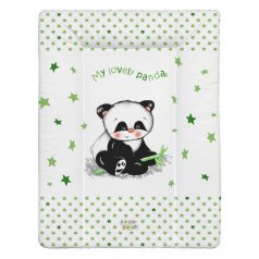 Babastar puha pelenkázó lap 50*70 cm - zöld panda