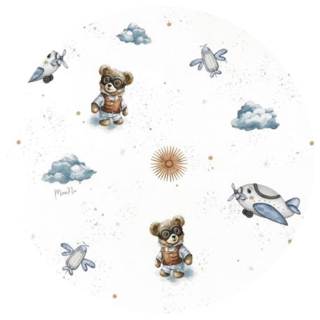 Baby Shop kókuszpólya 75x75cm - Kék maci 