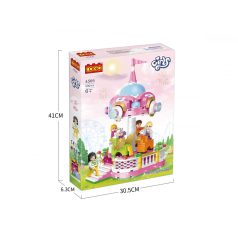   COGO 4566 építőjáték lányoknak 430 db építőkocka - Körhinta – forgatható