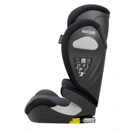 Avova SORA-FIX autóülés 100-150 cm - Grey Black