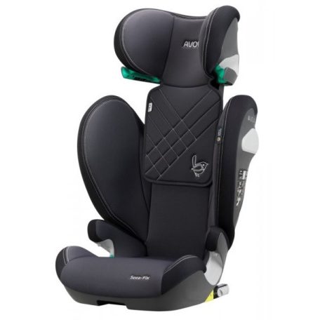 Avova SORA-FIX autóülés 100-150 cm - Grey Black