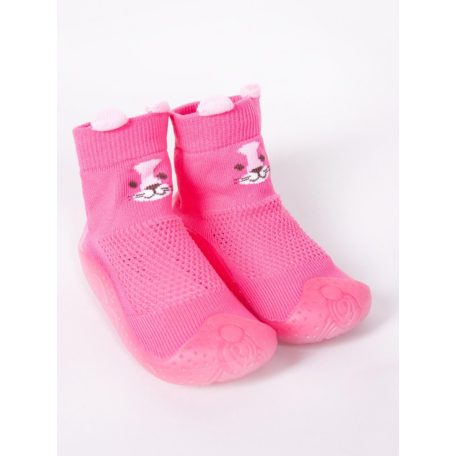 YO! zoknicipő 23-as - pink cica