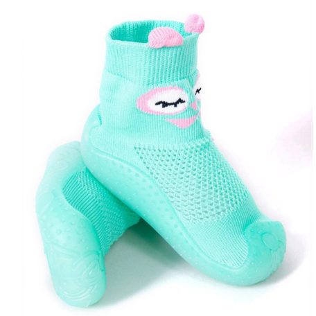 YO! zoknicipő 23-as - zöld bagoly