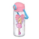 Titiz szívószálas kulacs 400ml - Rózsaszín