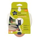 Tommee Tippee Easy Scoop etetőtálkák tetővel és kanállal 6+ - zöld/lazac 