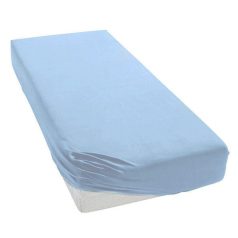 Baby Shop pamut strech lepedő 50x80cm - kék